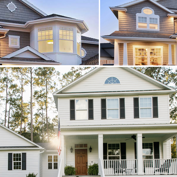 Exterior options from home builder in Monmouth County