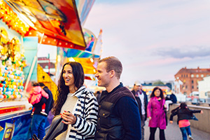 Couple at the Colts Neck fair